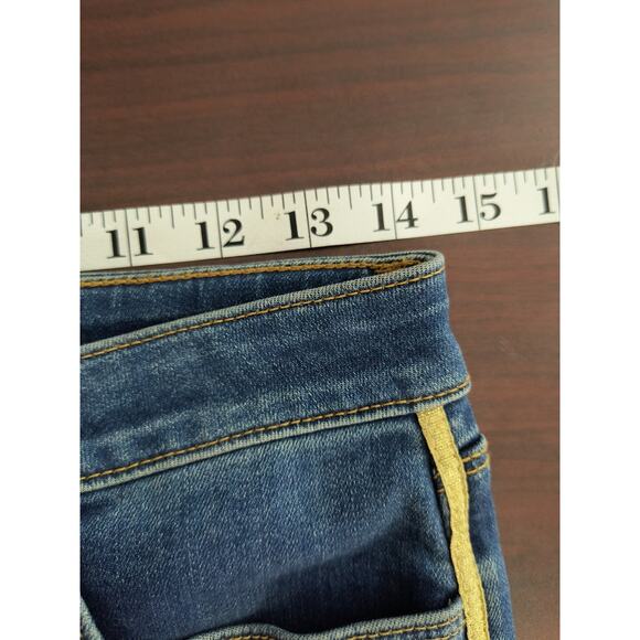 L'agence Margot Striped Skinny Jeans Women's Size 29 Hi Rise Neptune - Picture 7 of 15